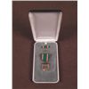 Image 1 : CASED U.S. NAVY SERVICE MEDAL W/RIBBON BAR & LAPEL BAR