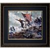 Mort Kunstler Civil War Print Framd Chamberlains Charge