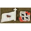 Image 2 : 2) ORIGINAL NAZI ITEMS WAR FLAG IN PLASTIC AND PATCH
