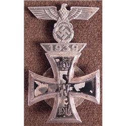 RARE 1ST CLASS NAZI 1939 BAR 1914 IRON CROSS ORIG