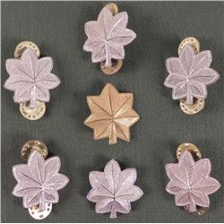 7 MILITARY METAL INSIGNIA FOR RANK-COL & LT COL