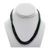 Natural Emerald Round  Beads 127.77 CTS. Necklace w/bra