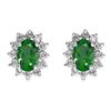 Image 1 : Genuine 2.08 ctw Emerald Earring 14k 2.1g