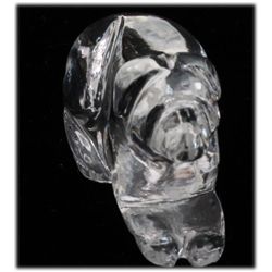 NATURAL 62.31 CTW CUT CRISTAL SMALL DOG FIGURE