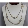 Image 2 : PEARL SILVER LONG  NECKLACE