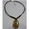 Image 1 : 129CTW MORANO PENDANT THREADED NECKLACE 18INCH