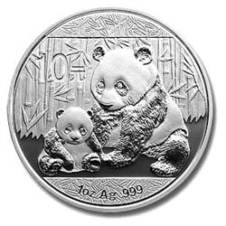 Chinese Silver Panda One Ounce 2012