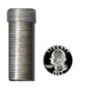 Image 1 : 90% Silver Proof Washington Quarters Roll (40 pcs.)