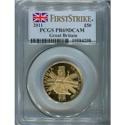 Great Britain 1/2 oz. Britannia 2011, PF69