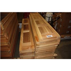 LOT OF CEDAR BI-FOLD DOORS