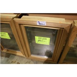 23  X 35  CEDAR WOOD FRAME ENERGY SAVER WINDOW