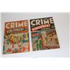 Image 1 : CRIME AND PUNISHMENT #1 & 2 (1948)THE 1ST 2 ISSUES FROM THIS LONG RUNNING LEWD PRECODE CRIME SERIES.