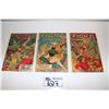 Image 1 : FIGHT COMICS #52, 57, & 57