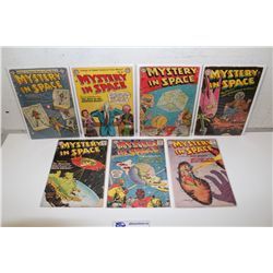 MYSTERY IN SPACE #18,20, 22, 24, 44, 47 & 57 (1950'S)