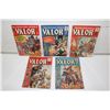 Image 1 : VALOR #1-5 (1955) COMPLETE SET, ALL 5 ISSUES OF THIS EC COMICS TITLE!