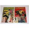 Image 1 : YELLOWJACKET COMICS #6 & 8 (1945-46) BOTH HAVE STORIES NARRATED BY OLD WITCH (TALES OF TERROR)