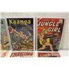 Image 3 : 8 JUNGLE COMICS MIXED PRECODE LOT (1940'S-50'S) INCLUDES JUNGLE COMICS #106 & THRILLING COMICS #61,