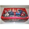 Image 2 : JLA - COLD CAST, PORCELAIN AND HAND PAINTED BOOKEND SET. NEW IN BOX, 273/1150