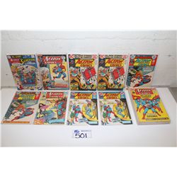 ACTION COMICS #360-436 (1960'S-70'S) SILVER & BRONZE RUN OF 23 DIFFERENT ISSUES. MIXED GRADES.