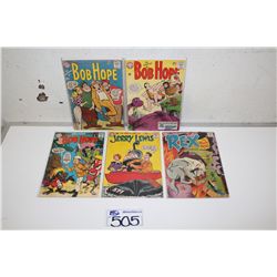 ADVENTURES OF BOB HOPE/ JERRY LEWIS/ REX THE DOG (1950'S/ 60'S) SILVER AGE RUN OF 5 DIFFERENT ISSUES