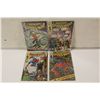 Image 1 : AMAZING SPIDER-MAN #71, 91, 95 & 100 (1969-70) #100 - ANNIVERSARY ISSUE. 4 ISSUES, LOW TO MID