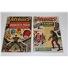 Image 1 : AVENGERS #8 & 9 (1964) #9 - INTRO WONDER MAN. LOWER GRADE AVERAGE COPIES.