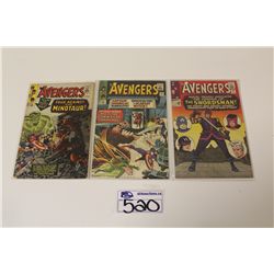 AVENGERS #17, 18 & 19 (1965) #19 - ORIGIN HAWKEYE IS A GLOSSY, TIGHT & SHARP HIGHER MID GRADE.