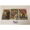 Image 1 : AVENGERS #17, 18 & 19 (1965) #19 - ORIGIN HAWKEYE IS A GLOSSY, TIGHT & SHARP HIGHER MID GRADE.