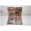 Image 1 : CONAN THE BARBARIAN #1, 4, 14 &15 (1970-71) #1 - 1ST APP. CONAN IN COMICS IS A HIGH MID GRADE, NICE