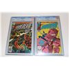 Image 1 : DAREDEVIL #168 & 181 CGC GRADED - #168 (1981) CGC 9.2 (NM-) WHITE PAGES - ORIGIN & 1ST APP. ELEKTRA