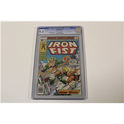 IRON FIST #14 (1977) CGC 9.2 (NM-) OFF-WHITE TO WHITE PAGES - 1ST APP. SABRETOOTH.