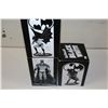 Image 2 : LOT OF 3 BATMAN BLACK AND WHITE STATUES NEW IN BOX