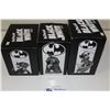 Image 2 : LOT OF 3 BATMAN BLACK AND WHITE STATUES NEW IN BOX