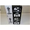Image 2 : LOT OF 4 BATMAN BLACK AND WHITE STATUES NEW IN BOX. 2 THE JOKER STATUES AND 2 MAD CARTOON VERSIONS
