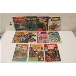 MOVIE CLASSICS (1960'S) (DELL/ GOLD KEY) SILVER AGE RUN OF 11 DIFFERENT ISSUES. INCLUDES DIRTY