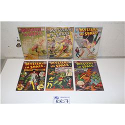 MYSTERY IN SPACE # 70-109 (1961-65) SILVER AGE RUN OF 6 DIFFERENT ISSUES FROM THE LONG RUNNING DC