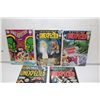 Image 2 : UNEXPECTED #106-162 (1968-74) SILVER & BRONZE LOT OF 5 DIFFERENT ISSUES FROM THE