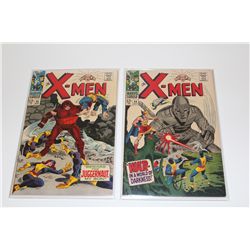 X-MEN #32 & 34 (1967) HIGH MID GRADE, GLOSSY TIGHT & SUPPLE