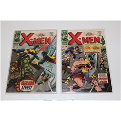 X-MEN #36 & 38 (1967) HIGH MID GRADE, GLOSSY TIGHT & SUPPLE. EXCELLENT COPIES!