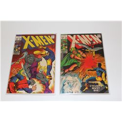 X-MEN #53 & 54 (1969) #53 - 1ST BARRY SMITH ART IN COMICS, #54 - 1ST APP.