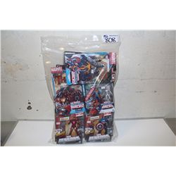 LOT OF ASSORTED MARVEL COLLECTOR ACTION FIGRUES, NEW IN BOX.