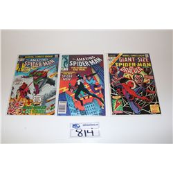 AMAZING SPIDER-MAN #122, 252 & GIANT SIZE #1 (1972-84) 3 KEY ISSUES! #122 - DEATH OF GREEN GOBLIN,