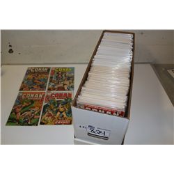 CONAN THE BARBARIAN #1-262 + ANNUALS (1970-92) LONG BOX RUN & DUPLICATES. INCLUDES MOST ISSUES