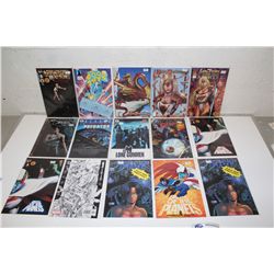 LOT OF 15 ASSORTED AUTOGRAPHED COMICS, MANY WITH COA'S INCLUDES: JOHN BEATTY, MIKE BARR