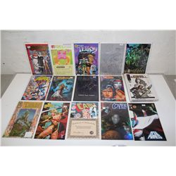 LOT OF 25 ASSORTED AUTOGRAPHED COMICS, MANY WITH COA'S