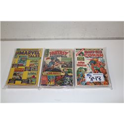 MARVEL SQUAREBOUND GIANTS SILVER/BRONZE LARGE LOT (1960'S-70'S) INCLUDES FANTASY MASTERPIECES #1,