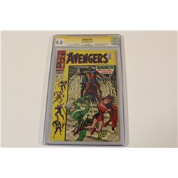AVENGERS #47 (1967) CGC GRADED 9.0 SIGNED BY STAN LEE- 1ST APP. OF DANE WHITMAN (BECOMES