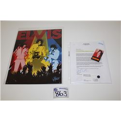 ELVIS PRESLEY CLOTHING ITEM - A PERSONAL PIECE OF THE KING OF ROCK AND ROLL. IN THE EARLY 70S A