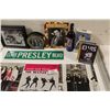 Image 3 : ELVIS AND BEATLES COLLECTABLES- INCLUDES SIGNED AND FRAMED PHOTO OF DJ FONTANA (ELVIS' DRUMMER)