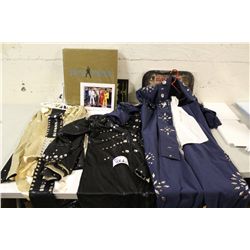 ELVIS OUTFITS AND COLLECTABLES- STAGE WORN COSTUME JUMPSUIT (36-38 WAIST, 33-34 LEG) IN VERY GOOD